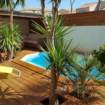 Willa Standing Piscine Chauffee Gruissan